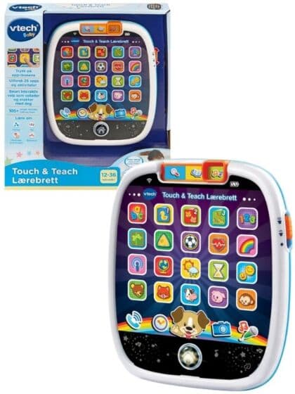 Vtech Touch & Teach Lærebrett – interaktivt nettbrett for lek og læring