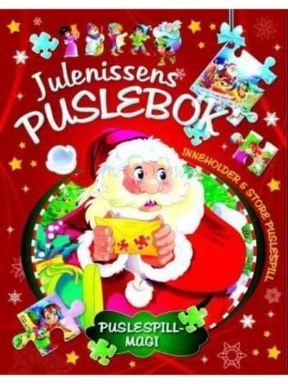 Julenissens puslebok – Puslespillmagi med store brikker