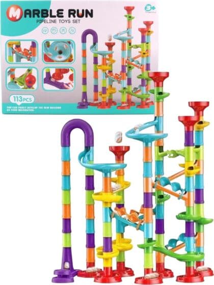 Marble Run kulebane - byggesett med 113 deler