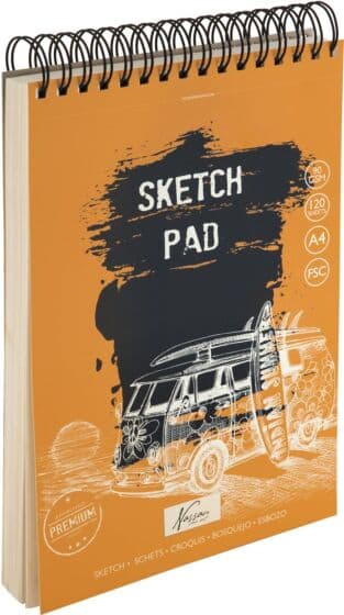 Nassau Fine Art Tegneblokk A4 - 120 hvite ark