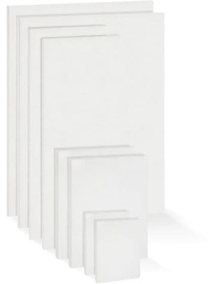 Nassau Fine Art lerret i bomull flerpakning - 8 lerret i fire størrelser