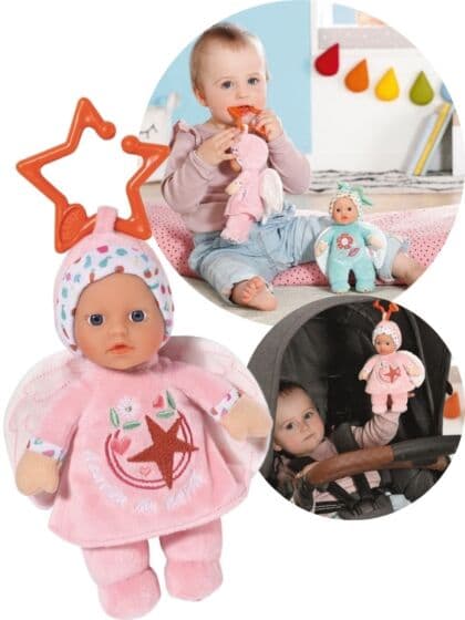 BABY Born Angel for babies - myk dukke 18 cm med stjernehenger - rosa
