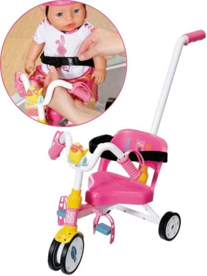 BABY Born trehjulssykkel for dukker 43 cm