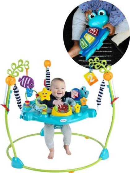 Baby Einstein 2-i-1 Hoppegynge og aktivitetsleke - lyd og lys