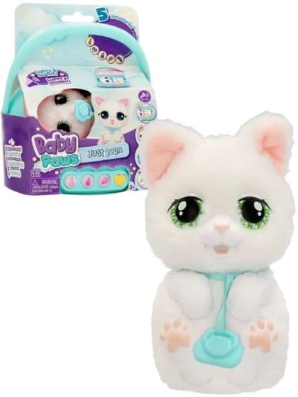 Baby Paws Just Born kattunge i bæreveske