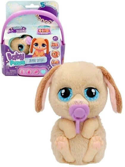 Baby Paws Just Born valp i bæreveske