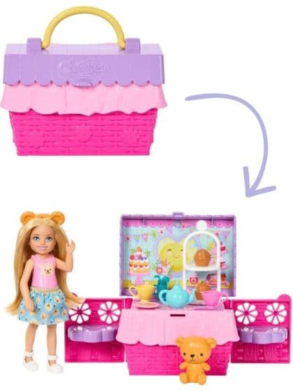 Barbie Chelsea Tea Party Picnic – Piknikkurv med dukke og tilbehør