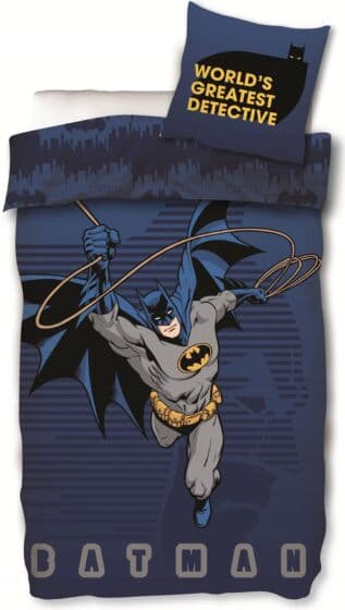 Batman sengesett i bomull - 140x200 cm