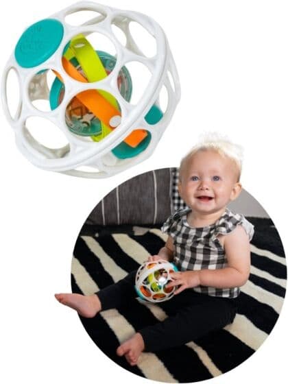 Baby Einstein Grip and Spin Oball babyleke - rangle