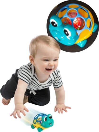 Baby Einstein Oball lekebil med lys - skildpadde