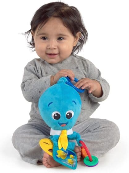 Baby Einstein Blekksprut aktivitetsbamse med speil og rangle