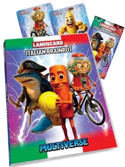 Brainrot Lamincards Multiverse Wave 2 – Samlealbum med foliepakke