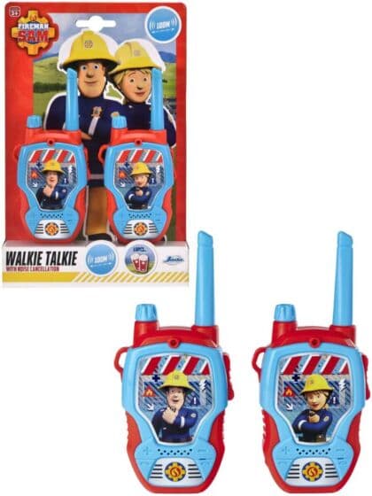 Brannmann Sam Walkie Talkies - rekkevidde på opp til 100 meter