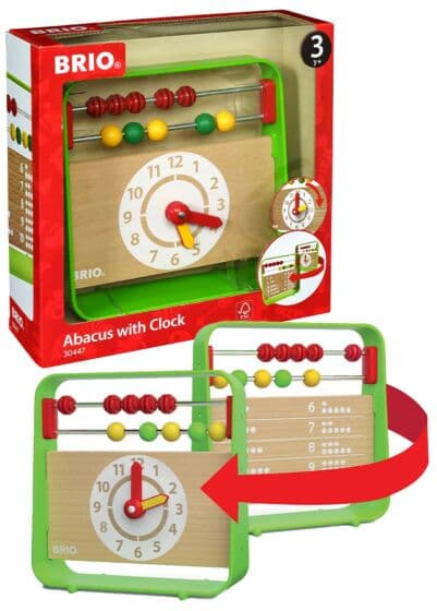 BRIO Kuleramme i tre med klokke 30447