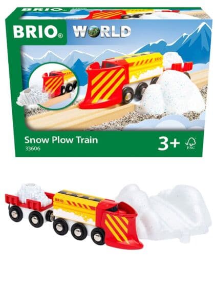 BRIO togsett med snøplog 33606