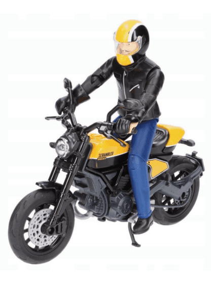 Bruder Ducati Scrambler Motorsykkel med figur - 63053