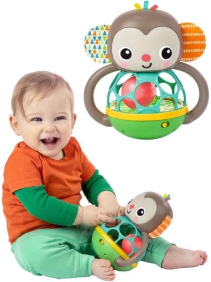 Bright Starts Grab & Giggle Oball babyleke - lyd og lys