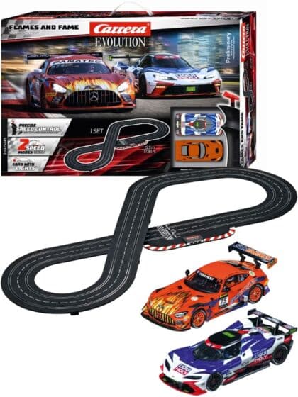 Carrera Evolution Bilbane Flames and Fame - med 2 biler