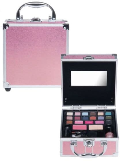 Casuelle sminkekoffert mini Gavesett – rosa