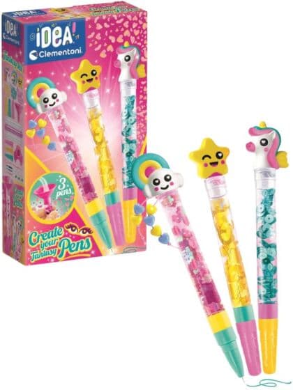 Clementoni Idea DIY Penner - Fantasy 3 stk