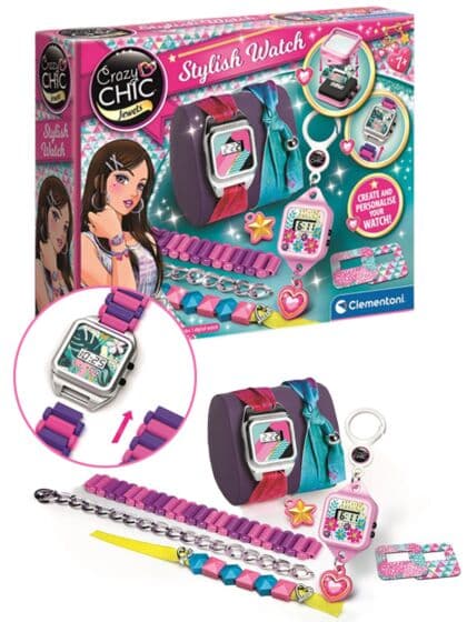 Clementoni Crazy Chic klokke - lag din egen personlige klokke