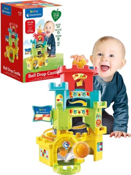 Clementoni Play for Future Ball Drop Castle - kulebane i resirkulert plast