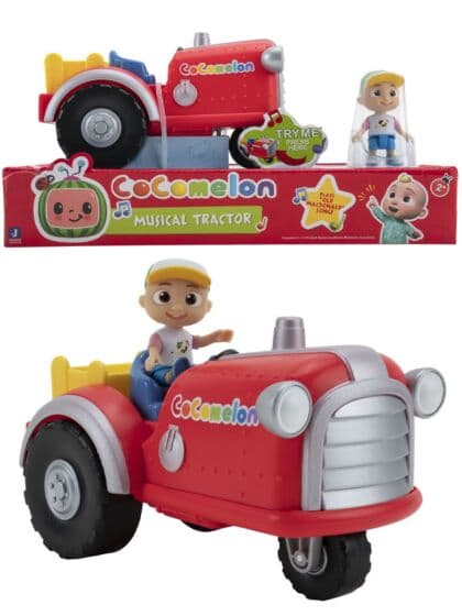 CoComelon musikalsk traktor med JJ figur - 25 cm
