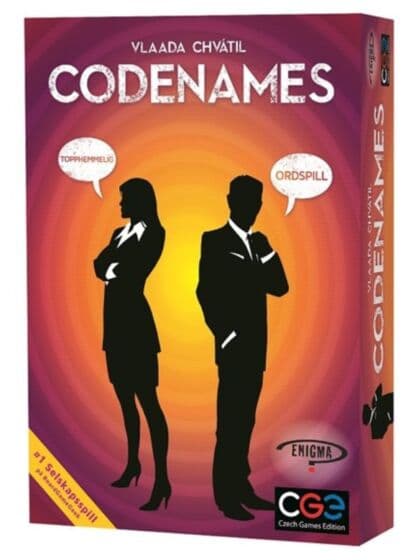 Codenames strategispill - hemmeligheter og spionasje