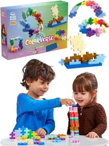 Plus Plus BIG Lær å Bygge Colorverse byggesett for barn