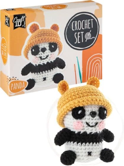 Craft ID heklesett med Amigurumi Panda