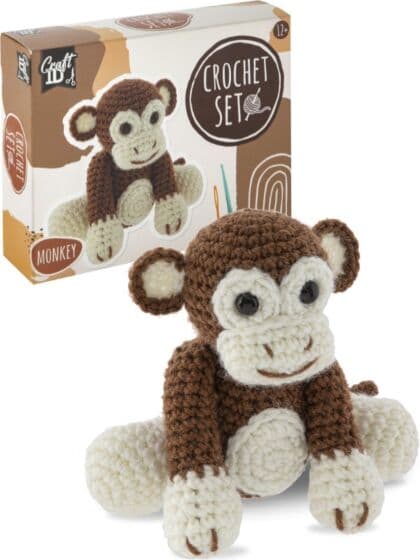 Amigurumi heklesett - Apekatt