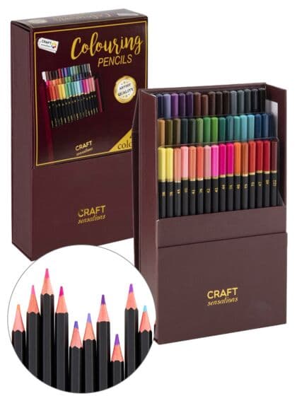 Craft Sensations fargeblyanter i eske - 48 forskjellige farger