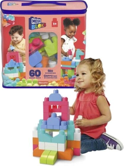 Fisher Price First Builders Mega Bloks byggeklosser for de minste - 60 deler