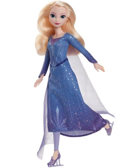 Disney Frozen Winter Festival Elsa dukke med kjole og skøyter