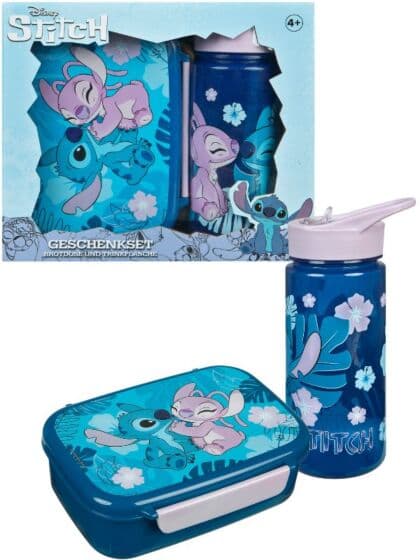 Disney Stitch Gavesett med matboks og drikkeflaske
