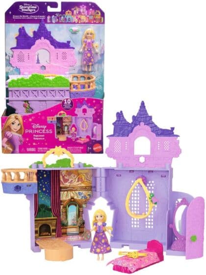 Disney Princess Rapunzel Storytime Stackers lekesett med figur