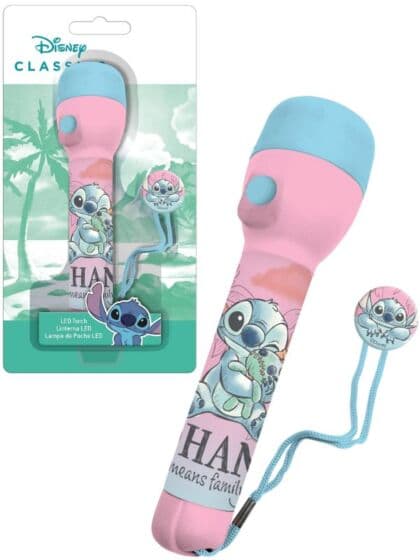 Disney Stitch lommelykt - 16 cm