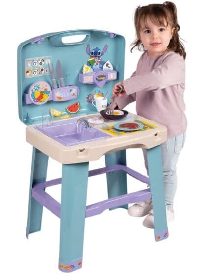 Smoby Disney Stitch lekekjøkken i veske - med tilbehør