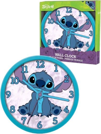 Disney Stitch veggklokke - 25 cm
