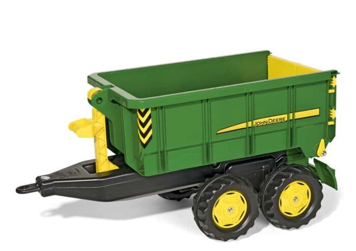 Rolly Toys rollyContainer: John Deere krokløfthenger - tilhenger med tipp- og lastefunksjon til tråtraktor