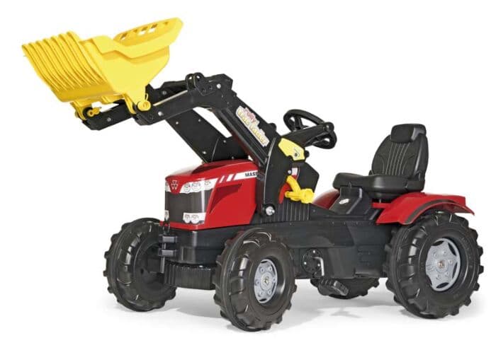 Rolly Toys rollyFarmtrac: Massey Ferguson 8650 tråtraktor med frontlaster