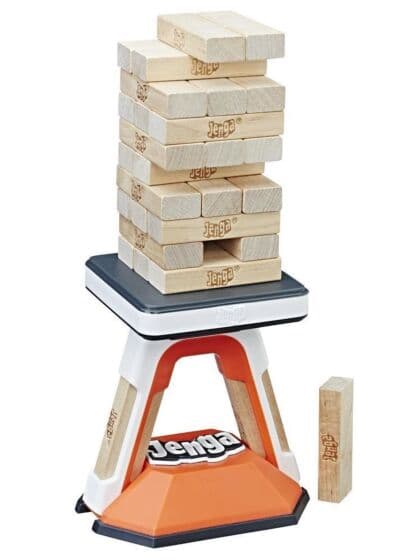 Jenga Pass Challenge - klassisk stablespill i tre på platform