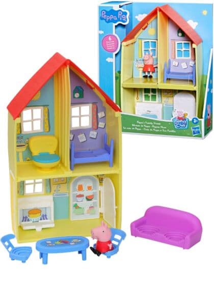Peppa Gris Gretas hus lekesett med figur