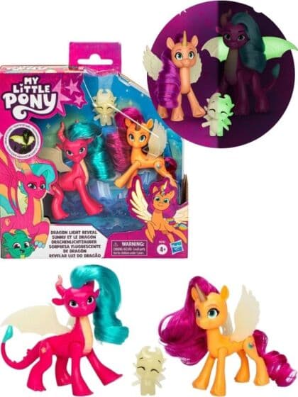 My Little Pony Light Reveal figurer med vinger som lyser i mørket