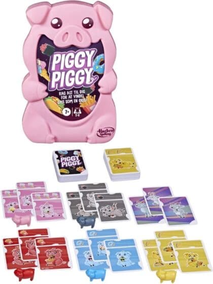 Piggy Piggy kortspill - Spis som en gris
