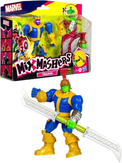 MixMashers Deluxe Marvel Thanos figur med tilbehør - 12 cm