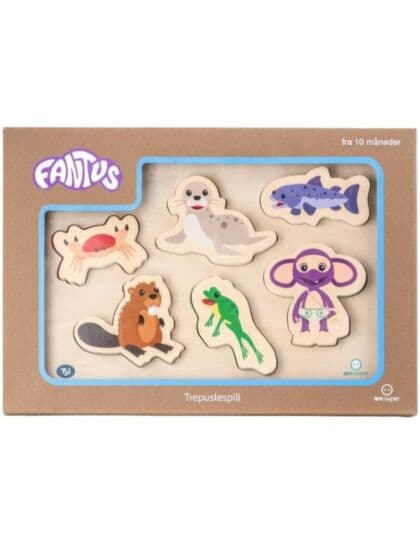 Fantus trepuslespill dyrene i vannet - 6 brikker