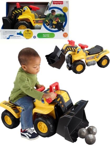 Fisher Price Big Action Load N Go - Gåbil hjullaster med lyd