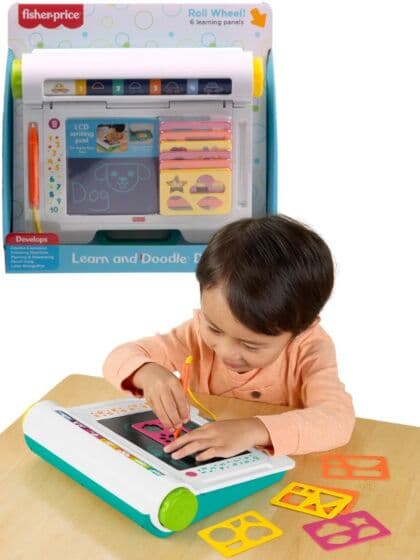 Fisher Price Learn & Doodle tegnebrett med tilbehør