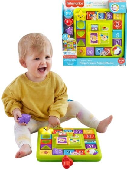 Fisher Price Roll and Spin - interaktivt brettspill med lys, lyder og setninger